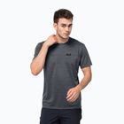 Футболка трекінгова чоловіча Jack Wolfskin Hydropore XT сіра 1806131_6116