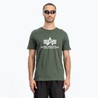 Футболка чоловіча Alpha Industries Basic dark olive