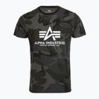 Футболка поло чоловіча Alpha Industries Basic Camo black camo