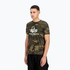 Футболка поло чоловіча Alpha Industries Basic Camo olive camo