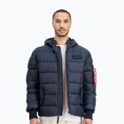 Куртка чоловіча Alpha Industries Hooded Puffer Faux Down rep.blue