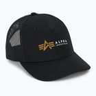 Кепка чоловіча Alpha Industries Label Trucker black