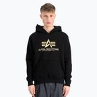 Кофта чоловіча Alpha Industries Basic Carbon Hoody black/gold