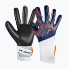 Воротарські рукавиці Reusch Pure Contact Silver преміум сині/електричний оранжевий/чорні