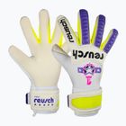 Воротарські рукавиці Reusch Legacy Pro Am Silver біло-фіолетові