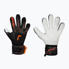 Рукавиці воротарські дитячі Reusch Attrakt Advance Finger Support Junior black/shocking orange
