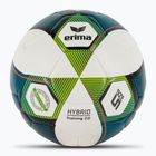 М'яч футбольний ERIMA Hybrid Training 2.0 mykonos blue/lime розмір 5