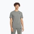 Футболка  чоловіча PUMA Ess Small Logo Tee medium gray heather/medium gray heather/cat