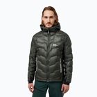 Чоловічий капюшон Jack Wolfskin Alpspitze Down Hoodie сланцевий зелений