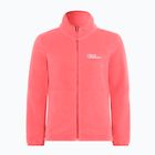 Дитяча флісова кофта Jack Wolfskin Taunus sunset coral