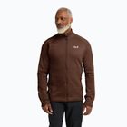 Кофта трекінгова чоловіча Jack Wolfskin Peak District Full Ziphot choc