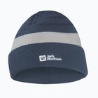 Дитяча зимова шапка Jack Wolfskin Stripy Knit midnight sky