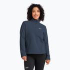 Кофта флісова жіноча Jack Wolfskin Taunus 100 Half Zip midnight sky