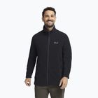 Кофта флісова чоловіча Jack Wolfskin Taunus 100 Full Zip black