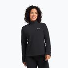 Кофта флісова жіноча Jack Wolfskin Taunus 100 Half Zip black
