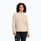 Кофта флісова жіноча Jack Wolfskin Taunus 100 Half Zip oyster