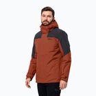 Чоловіча куртка від дощу Jack Wolfskin Romberg 3в1 кармін