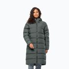 Пуховик жіночий Jack Wolfskin Frozen Palace slate green