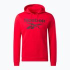 Чоловіча толстовка з флісу Reebok Identity з великим логотипом векред/чорний