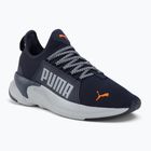Чоловічі кросівки PUMA Softride Premier Slip-On темно-сині/платинові сірі/ультрапомаранчеві