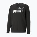 Чоловічий двоколірний світшот PUMA Essentials+ Big Log TR пума чорний / пума білий