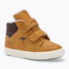 Дитячі туфлі KangaROOS KaVu Primo V tan yellow / rouge