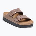 Шльопанці BIRKENSTOCK Arizona Flex Platform Birko-Flor mocca