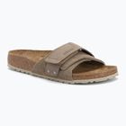 Жіночі шльопанці BIRKENSTOCK Oita W LENB/LEVE вузькі сірі