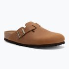 BIRKENSTOCK Boston LEOI Вузькі коньячні шльопанці