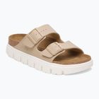 Шльопанці жіночі BIRKENSTOCK Arizona Chunky Birko-Flor sandcastle