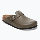 Шльопанці BIRKENSTOCK Boston NL Regular smooth leather concrete gray