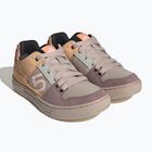 Кросівки велосипедні на платформі жіночі adidas FIVE TEN Freerider wonder taupe/ftwr white/acid orange