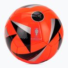 Футбольний м'яч adidas Fussballiebe Trainig Euro 2024 сонячний червоний/чорний/сріблястий металік, розмір 5