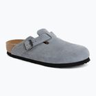 Шльопанці BIRKENSTOCK Boston Suede Leather stone blue