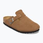 Шльопанці BIRKENSTOCK Boston Suede Leather dark tea