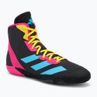 Боксерські кросівки adidas Adizero black/signal cyan/shock pink