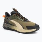 Чоловічі бігові кросівки PUMA Extend Lite Trail landslide темно-оливкові / пума чорні