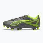 Кросівки футбольні дитячі PUMA Ultra 5 Play FG/AG Jr matte aged silver/yellow alert/puma aged silver