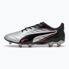 Кросівки футбольні чоловічі PUMA King Pro FG/AG puma silver/puma black/sun struck/puma white