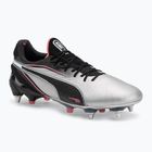 Кросівки футбольні чоловічі PUMA King Ultimate MxSG puma silver/puma black/sun struck/puma white