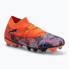 Кросівки футбольні чоловічі PUMA Future 8 Match Creativity FG/AG orange poppy/black/dark amethyst/electric peppermint