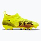 Кросівки футбольні дитячі PUMA Future 8 Match FG/AG Jr yellow alert/puma black/sun struck