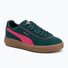 Жіночі туфлі PUMA Club Klassika замшеві темний мирт / пума рожеві