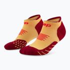 Шкарпетки компресійні жіночі CEP Run No Show 5.0 marigold/burgundy