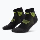 Шкарпетки компресійні жіночі CEP Run Low Cut 5.0 black/lime