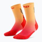 Шкарпетки компресійні чоловічі CEP Run Edt. Gradient Mid Cut Compression 5.0 red/marigold fade