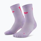 Шкарпетки компресійні чоловічі CEP Ultralight Mid Cut 4.0 lilac/pink