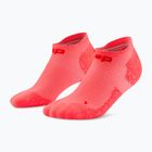 Шкарпетки компресійні чоловічі CEP Ultralight No Show 4.0 neon coral/red