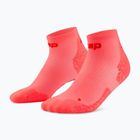 Шкарпетки компресійні чоловічі CEP Ultralight Low Cut 4.0 neon coral/red