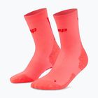 Шкарпетки компресійні чоловічі CEP Ultralight Mid Cut 4.0 neon coral/red